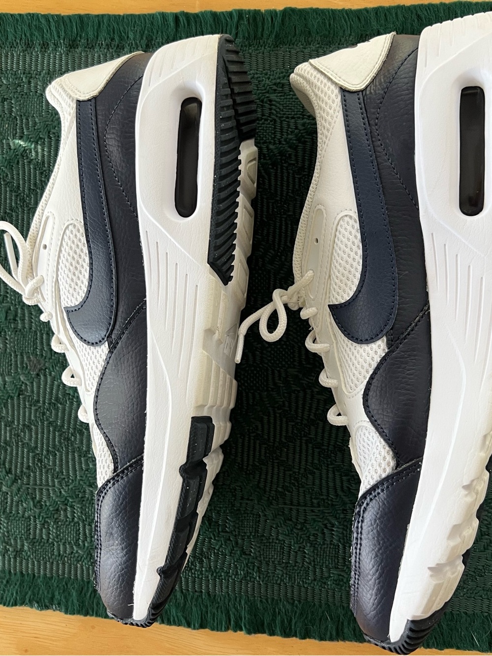 Nike “White Obsidian” White and Navy Men’s Athletic Sneakers